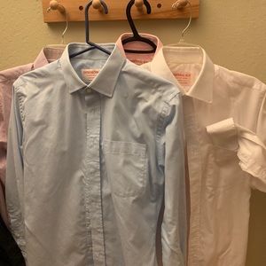 4 mens dress shirt M